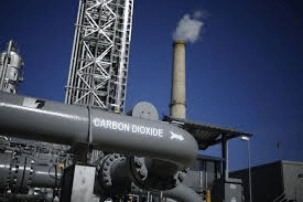 Carbon capture projects tied to fossil fuel production, such as the Petra Nova facility in Thompsons, Texas